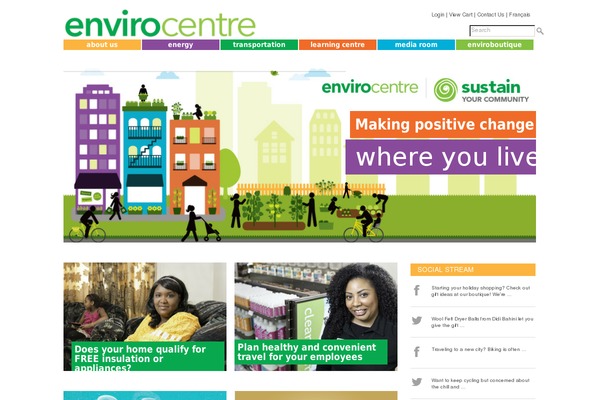 envirocentre.ca site used Envirocenter