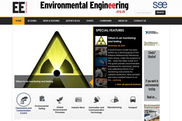 environmentalengineering.org.uk site used Ee-online