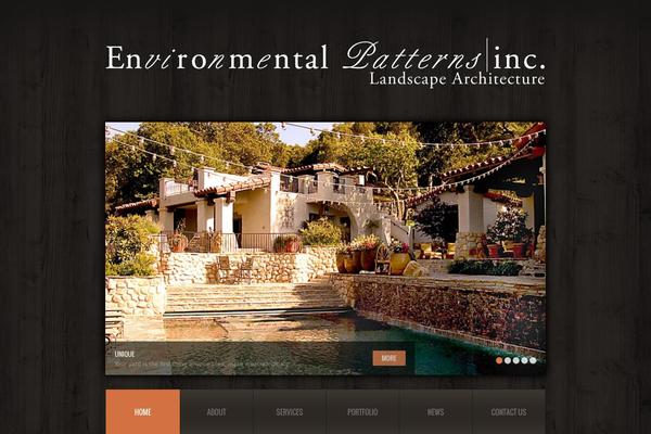 environmentalpatterns.com site used Theme1592