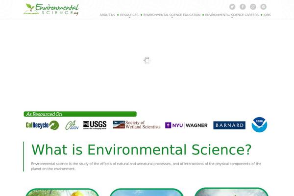 environmentalscience.org site used Environmental-science