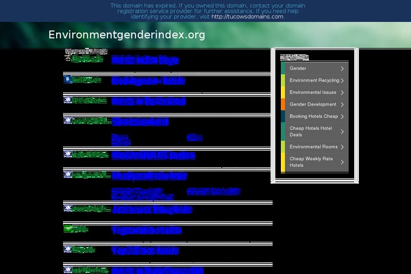 environmentgenderindex.org site used Sink_ggo_iucn