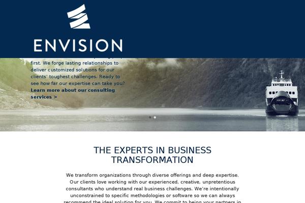 Envision theme site design template sample