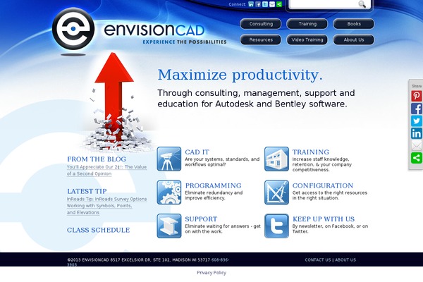 envisioncad.com site used Envision2017