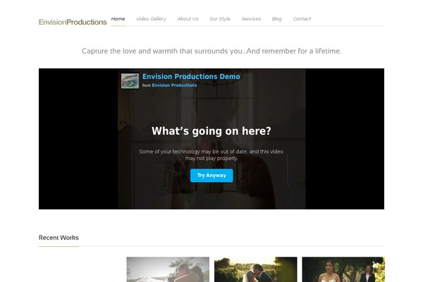 WordPress website example screenshot