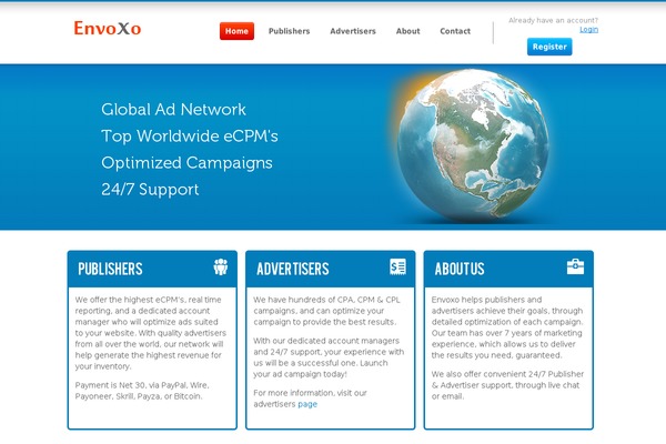 WordPress website example screenshot