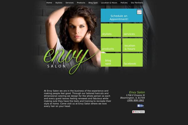envy-hair-salon.com site used Envy