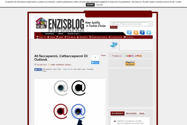 enzisblog.it site used Enzisblog