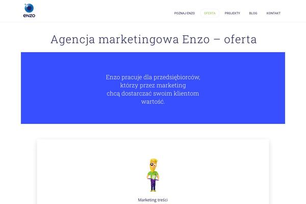 enzo.pl site used X | The Theme