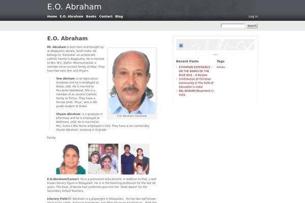 eoabraham.com site used Carrington Blog