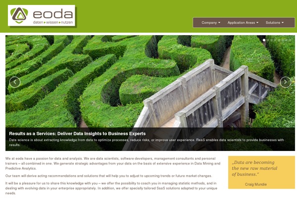 eoda.de site used Eoda-theme