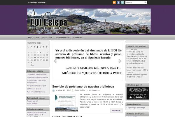 WordPress website example screenshot