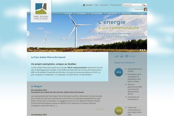 eoliennespierredesaurel.com site used Basta