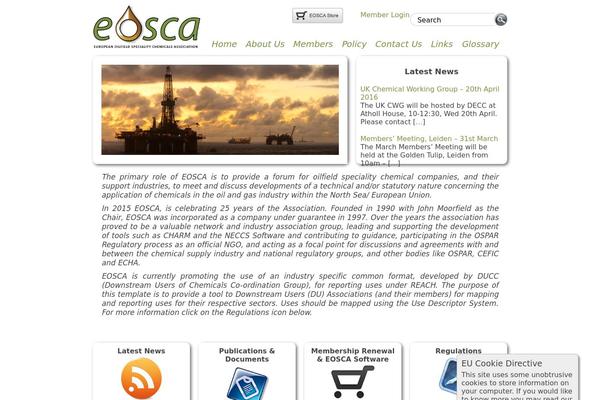 eosca.eu site used Eosca