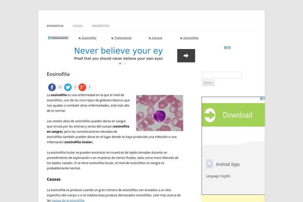 Twenty Twelve theme site design template sample