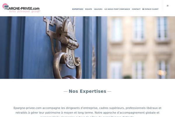 WordPress website example screenshot