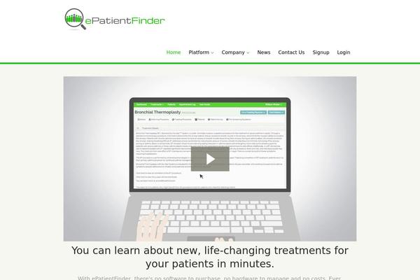 epatientfinder.com site used Elligo-2023