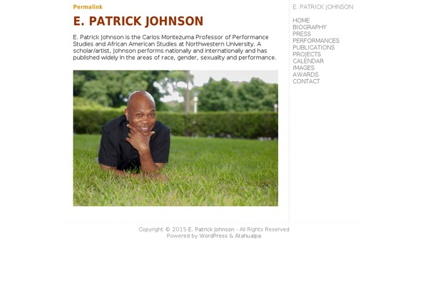 WordPress website example screenshot