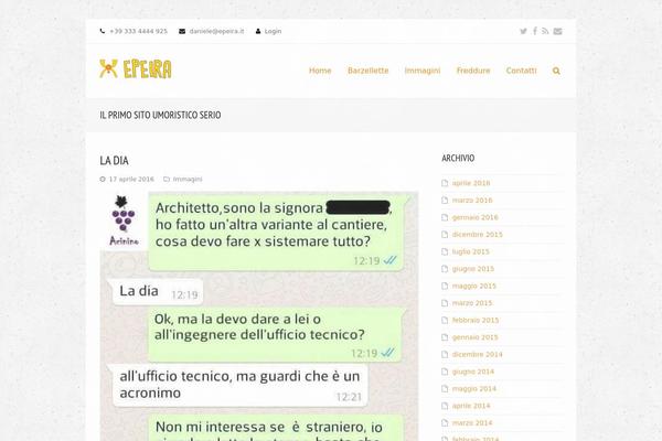 The7 theme site design template sample