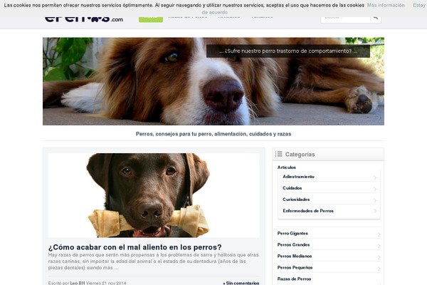 eperros.com site used Blognetwork