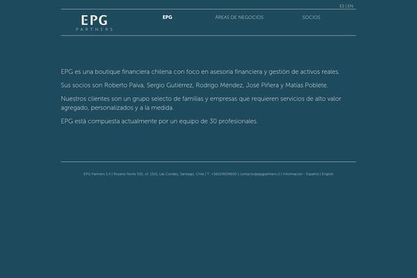 epgpartners.cl site used Epg