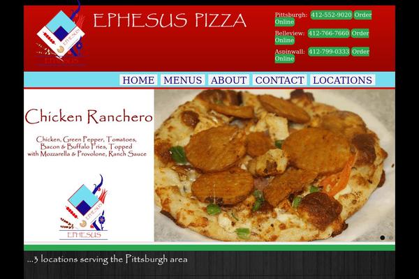 ephesuspizza.com site used Ephesuspizza