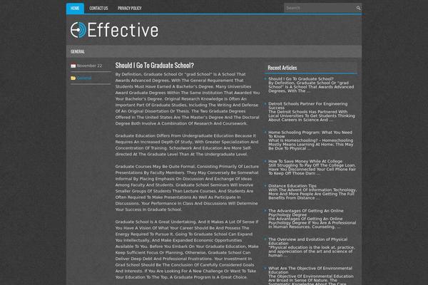 ephysics.info site used Effective