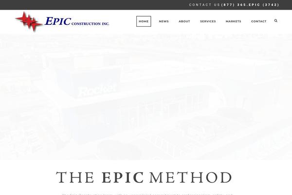 Artcore theme site design template sample