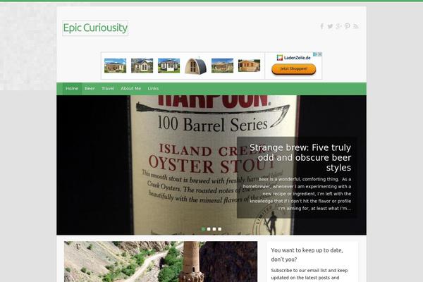 Travelify theme site design template sample