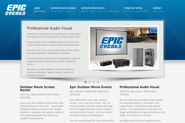 WordPress website example screenshot