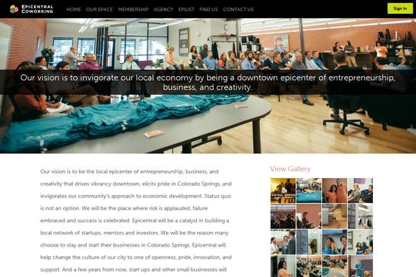 WordPress website example screenshot