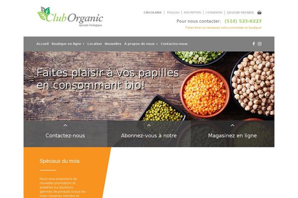 epiceriebiologique.ca site used Pg_cluborganic