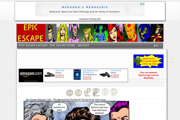 epicescape.com site used ComicPress