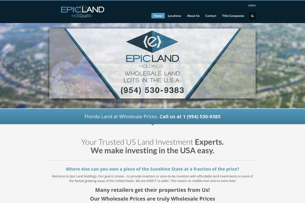 epiclandholdings.com site used Kallyas