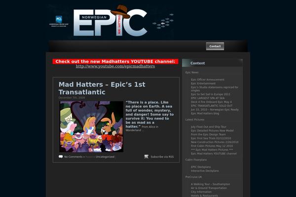 epicmadhatters.com site used Domaining-theme