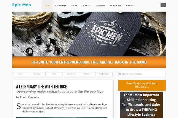 Get Noticed theme site design template sample