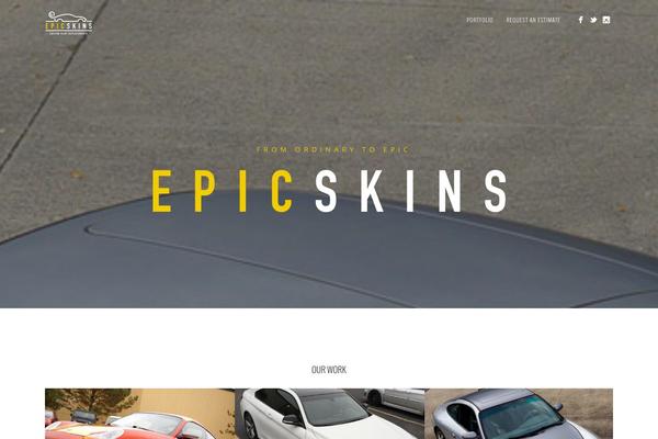 WordPress website example screenshot