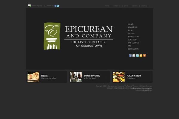 epicureanandcompany.com site used Epicurean