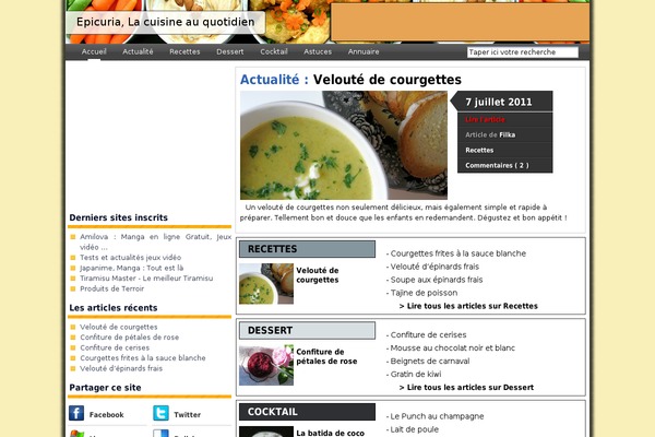WordPress website example screenshot