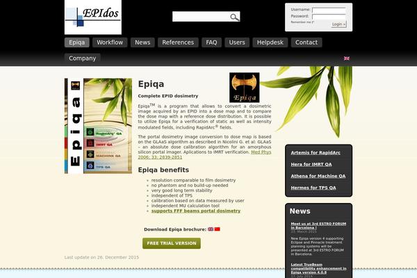 WordPress website example screenshot