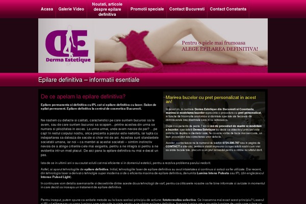 epilare-definitiva.com site used Html5-theme