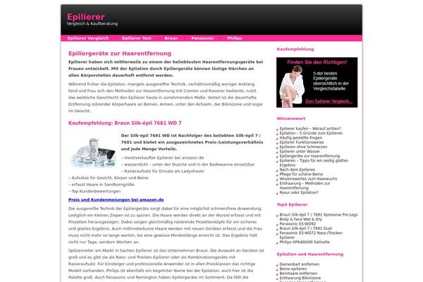 epilierer.com site used Epilierer