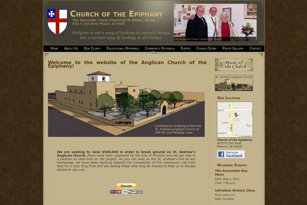 epiphanyanglican.com site used Miscellany