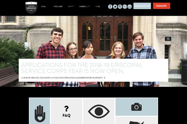 episcopal theme websites examples