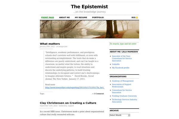 epistemist.com site used Cutline-1-1.4-2columnright