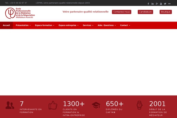 WordPress website example screenshot
