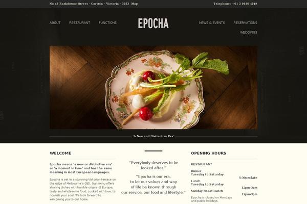 epocha.com.au site used Epocha