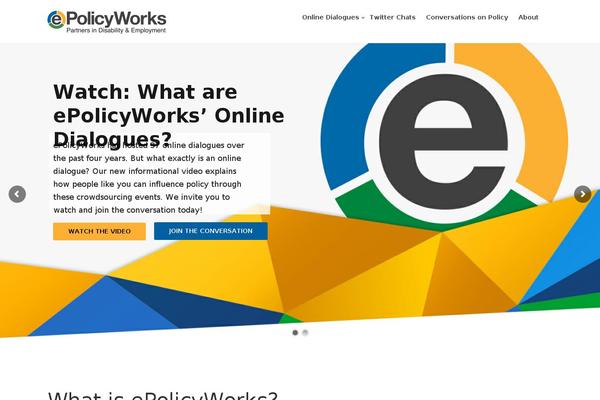 epolicyworks.org site used Epw-wordpress-theme