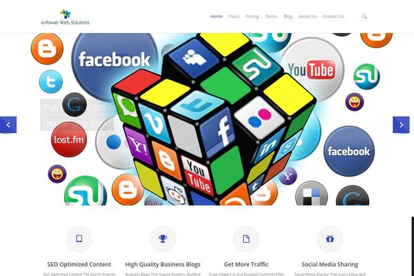 Salient theme site design template sample