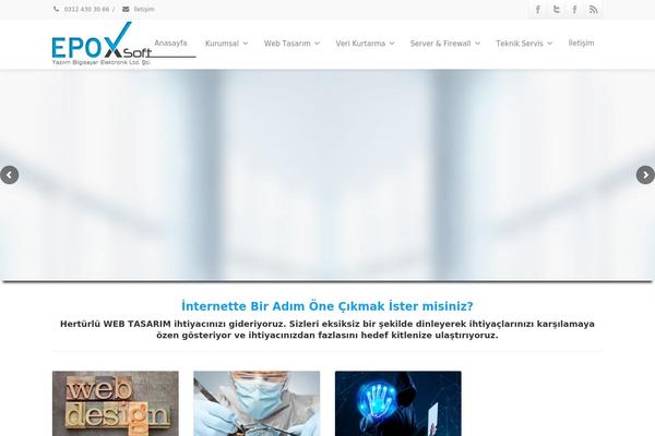Envision theme site design template sample