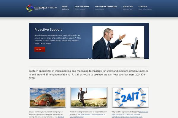 WordPress website example screenshot